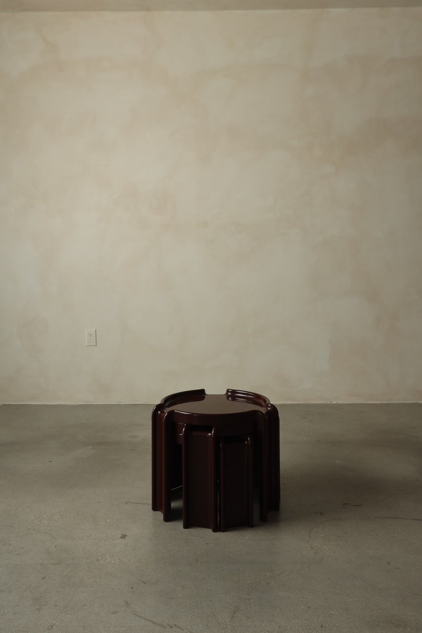1970s Giotto Stoppino for Kartell Italian Modern Nesting Tables