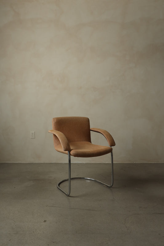 Set of 8 Saporiti Italia Cantilever Dining Chairs, 1970s