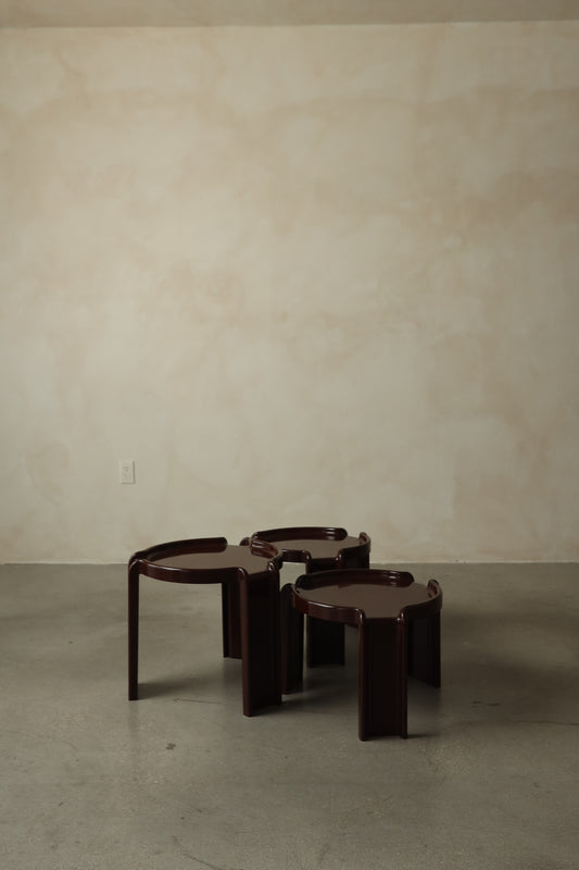 1970s Giotto Stoppino for Kartell Italian Modern Nesting Tables